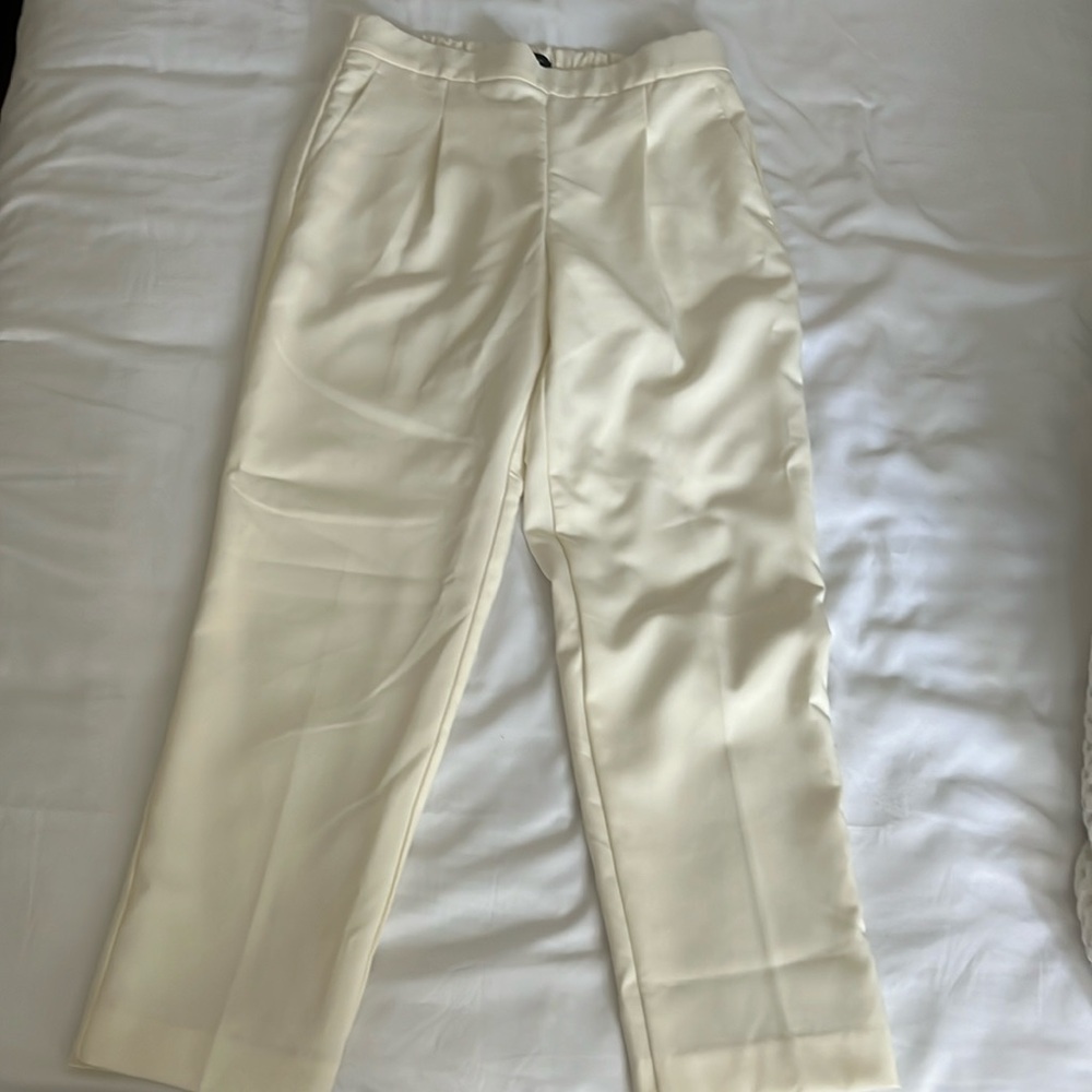 Ann Taylor Cream Work Pant Sp
